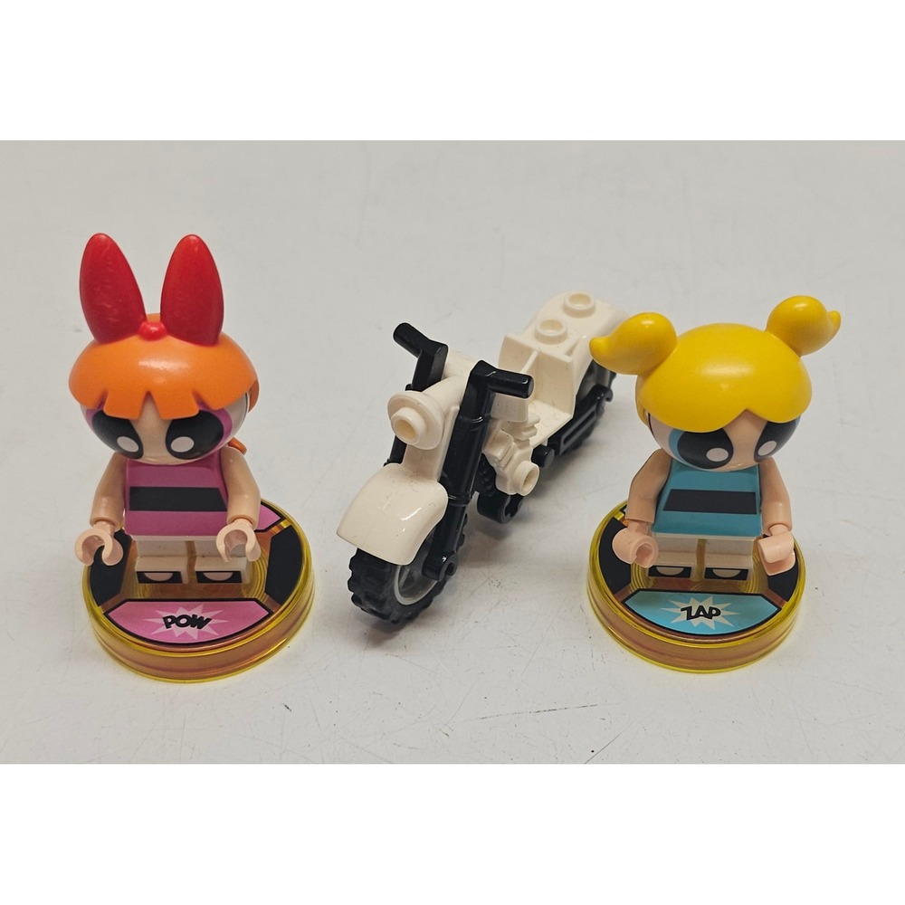 LEGO Dimensions Powerpuff Girls 71346 Blossom Bubbles Minifigures Vehicle Set
